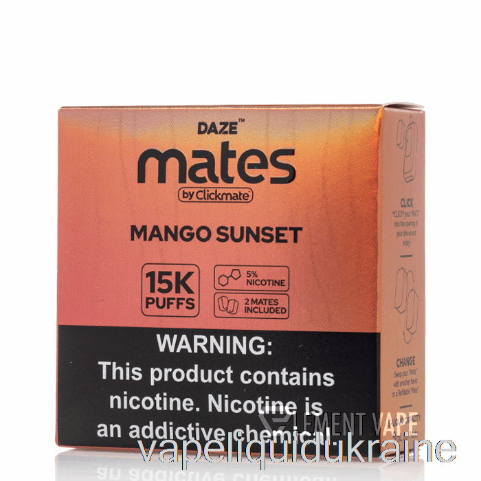 Vape Ukraine 7 Daze Mate Pods Mango Sunset